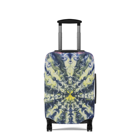 Abstract Peacock Luggage Cover