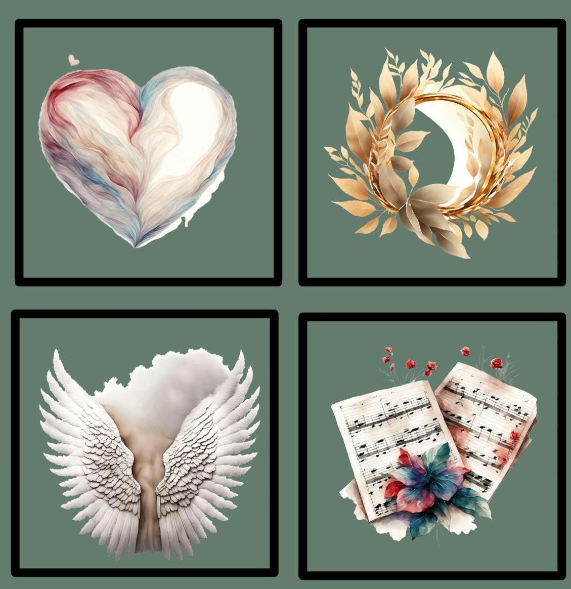 Nature's Path Quilt Panel: Serenity Mountain Scene