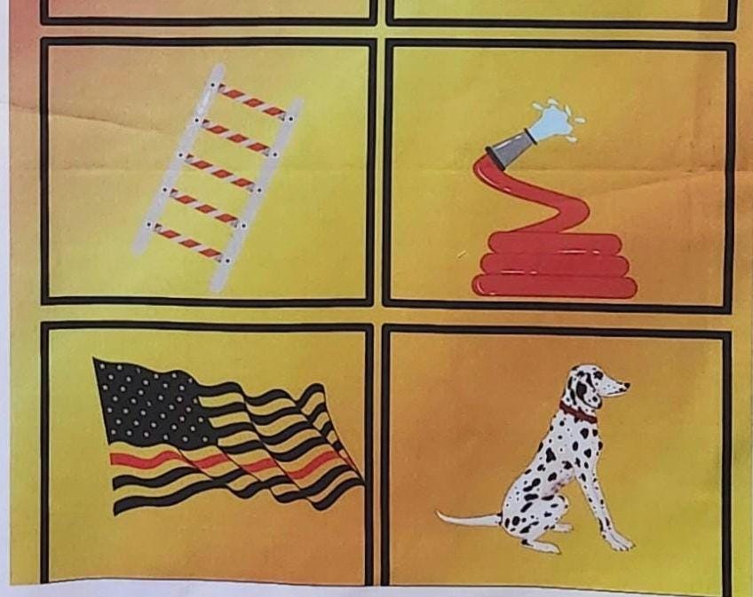 Firefighter Hero Quilt Panel and Block Combo, Fire Department Quilt, Fireman Dedication/Retirement