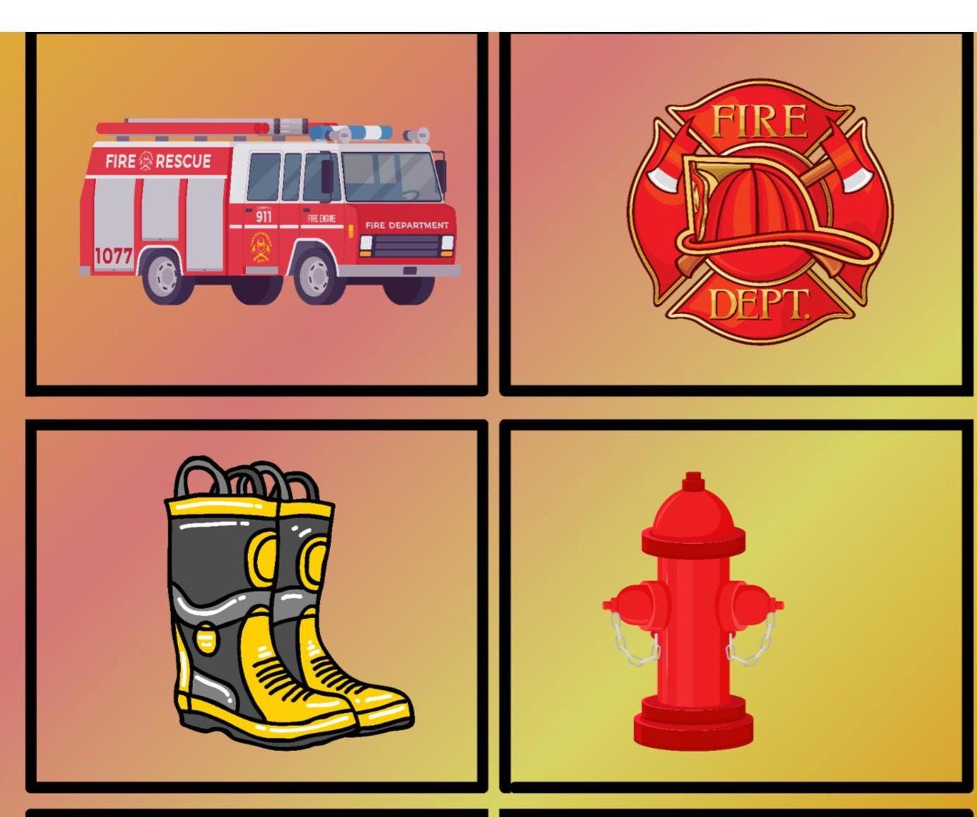 Firefighter Hero Quilt Panel and Block Combo, Fire Department Quilt, Fireman Dedication/Retirement