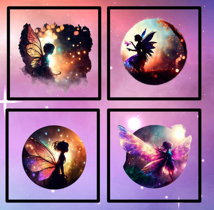 Fairy Meadow Quilt Panel and Blocks, Easy Quilt Blocks, Fairy Quilt, Fairy Blocks