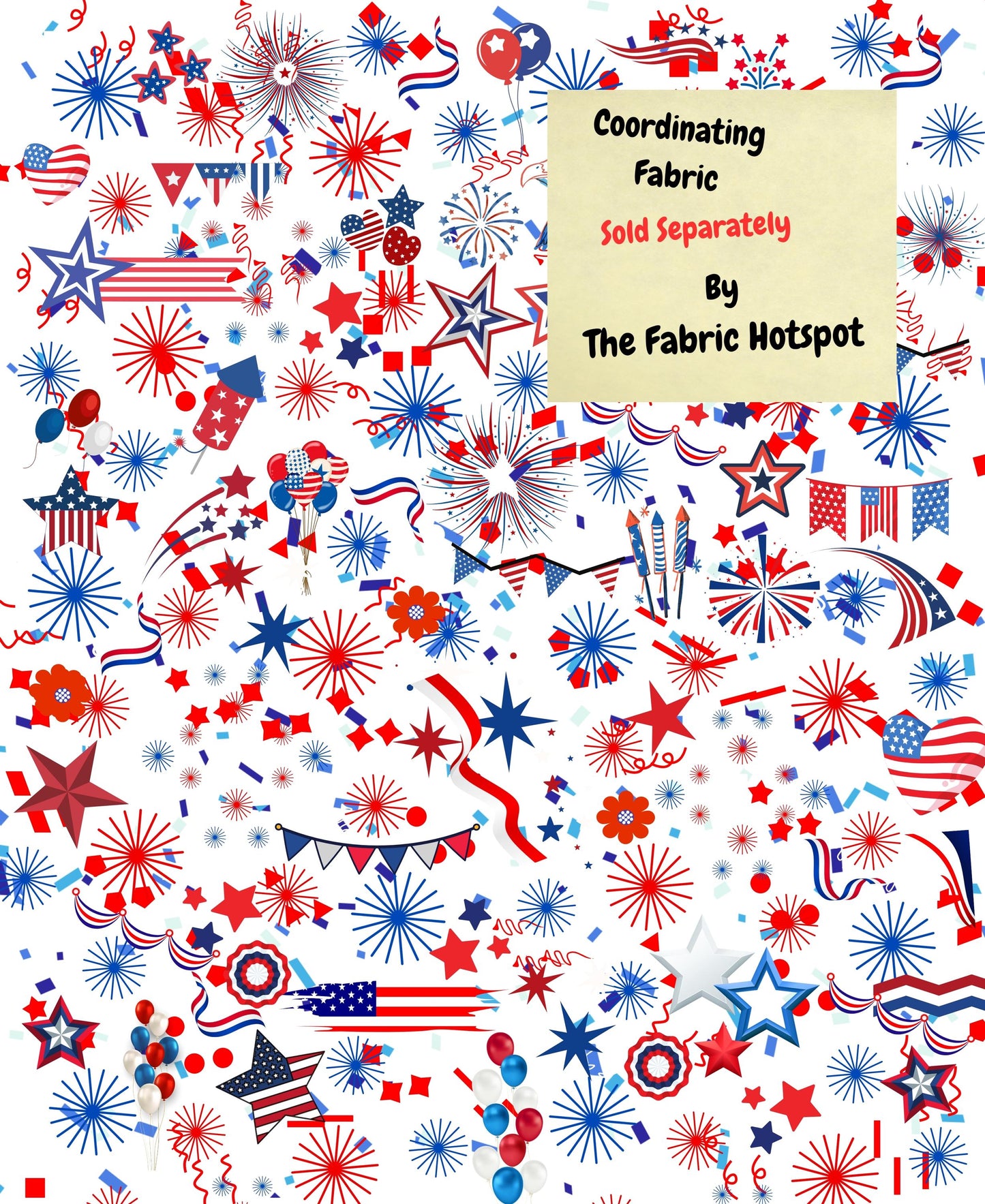 Patriotic Top Hat Quilt Panel & Blocks