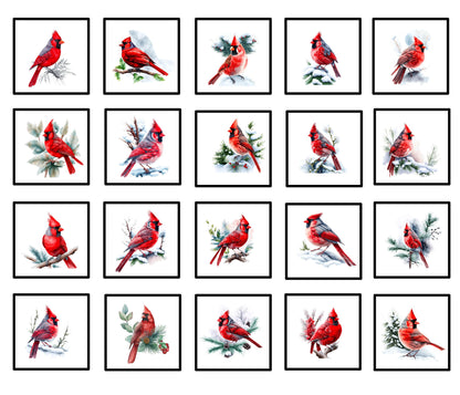 Cardinal Quilt Blocks, Cotton Fabric Panel, Window Quilts, Cardinal Fabric, Quilted Coaster, Quality Quilt Fabric