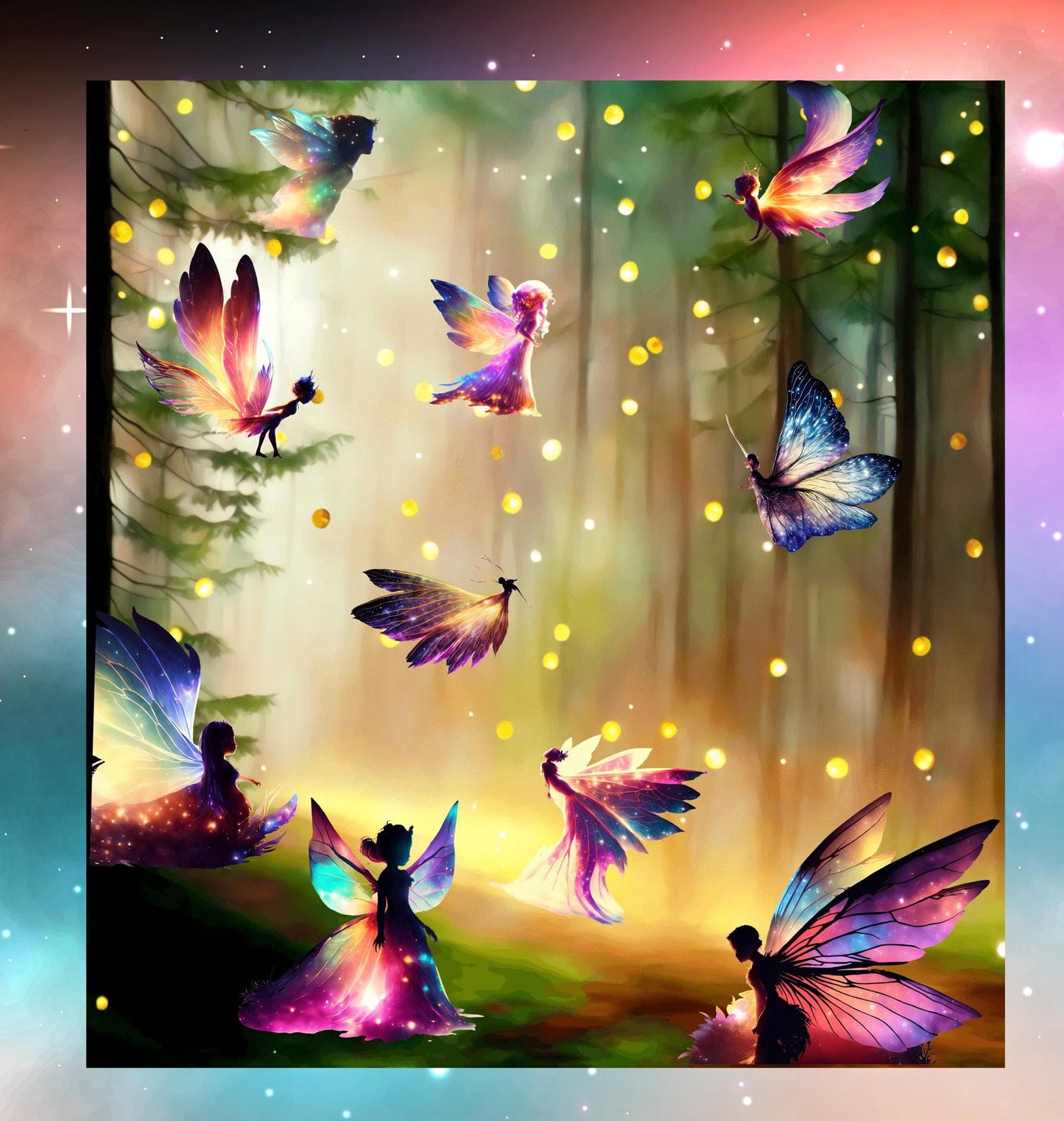 Fairy Meadow Quilt Panel and Blocks, Easy Quilt Blocks, Fairy Quilt, Fairy Blocks