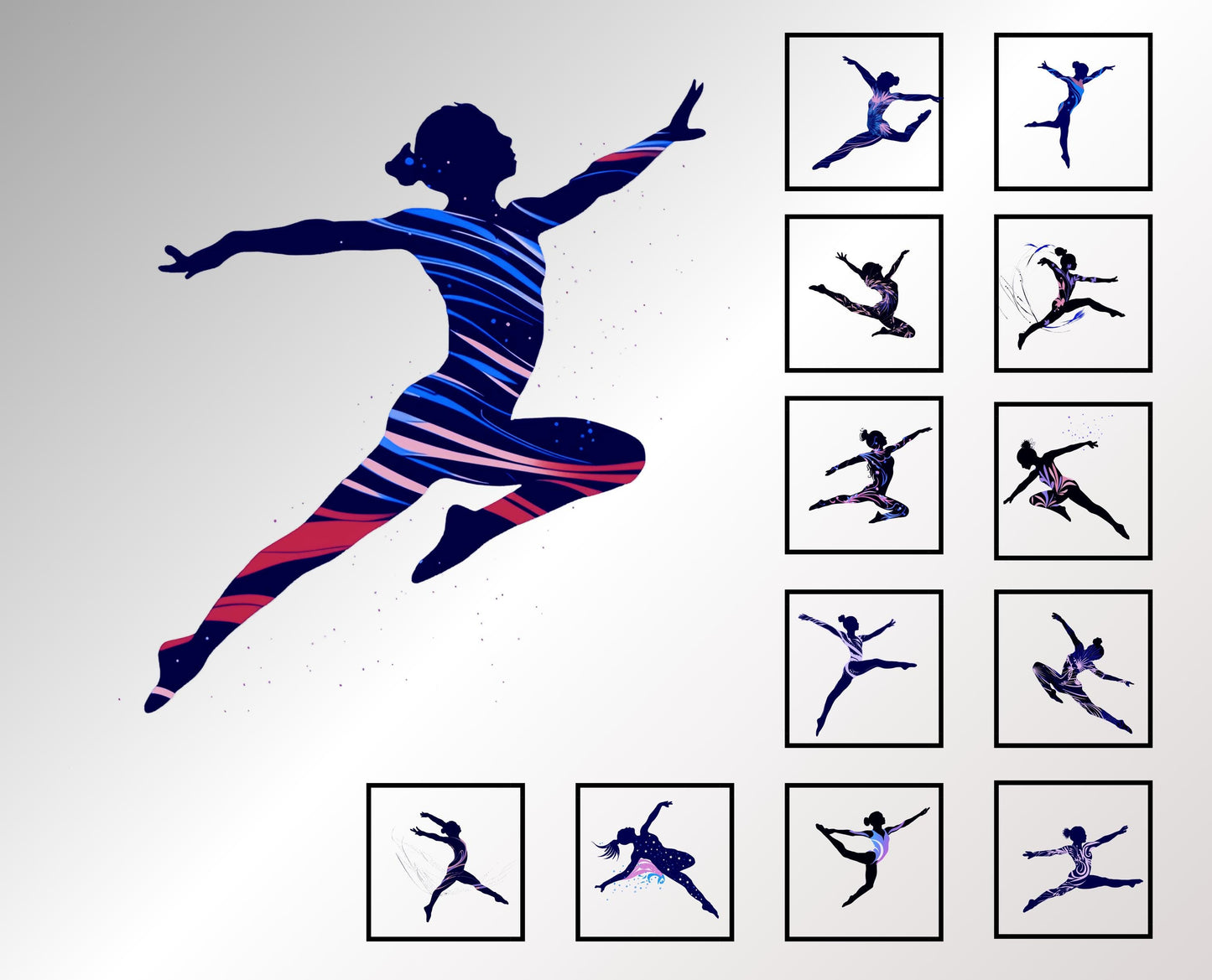 Gymnast/Dancer Quilt Panel & Blocks: Easy Cotton Quilt