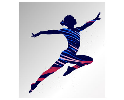 Gymnast/Dancer Quilt Panel & Blocks: Easy Cotton Quilt