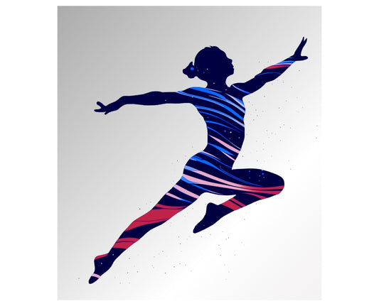 Gymnast/Dancer Quilt Panel & Blocks: Easy Cotton Quilt