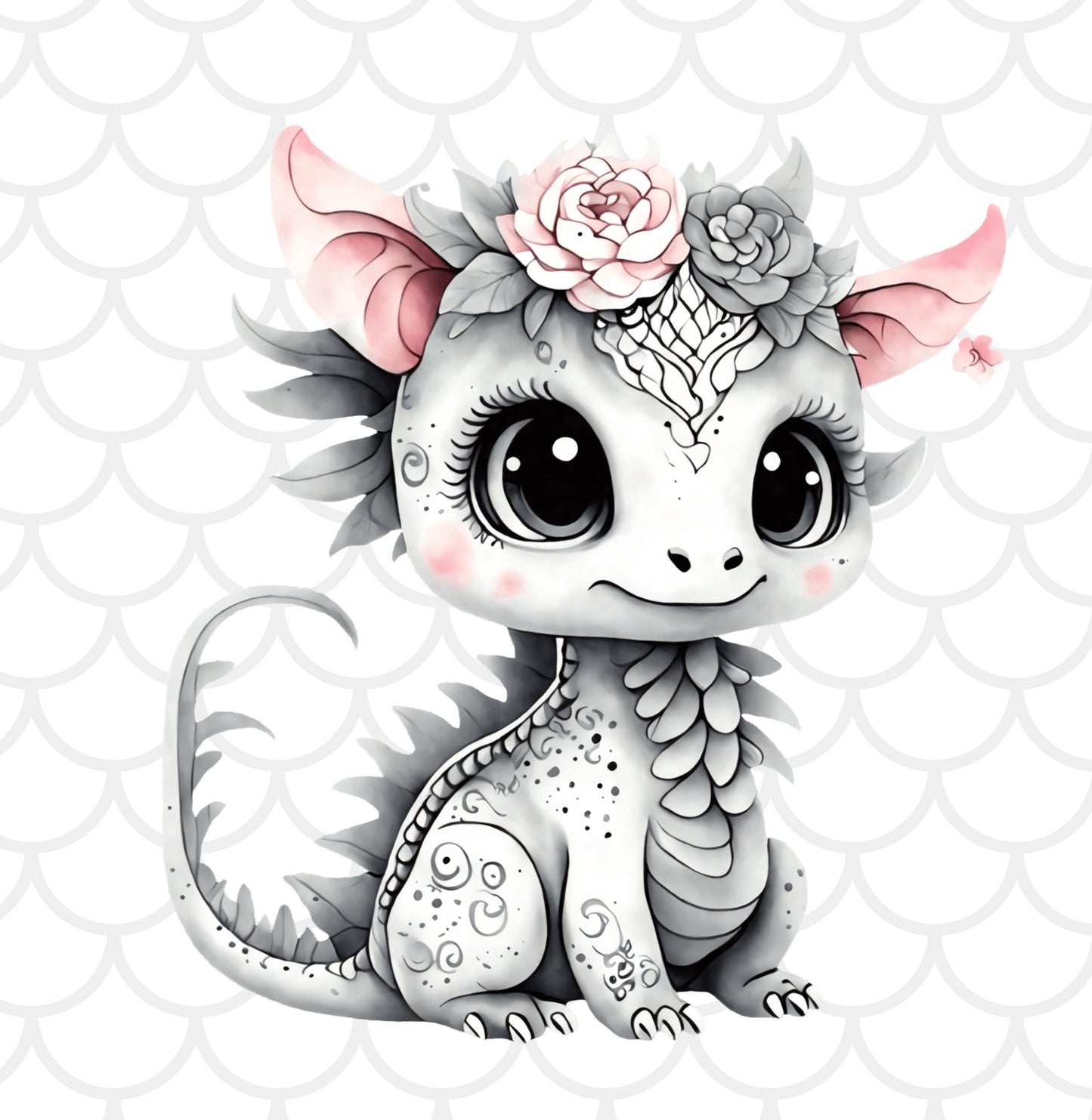 Baby Girl Dragon Quilt Panel and Blocks, Nursery Wall Art, DIY Soft Fabric Book, Quality Quilt Cotton