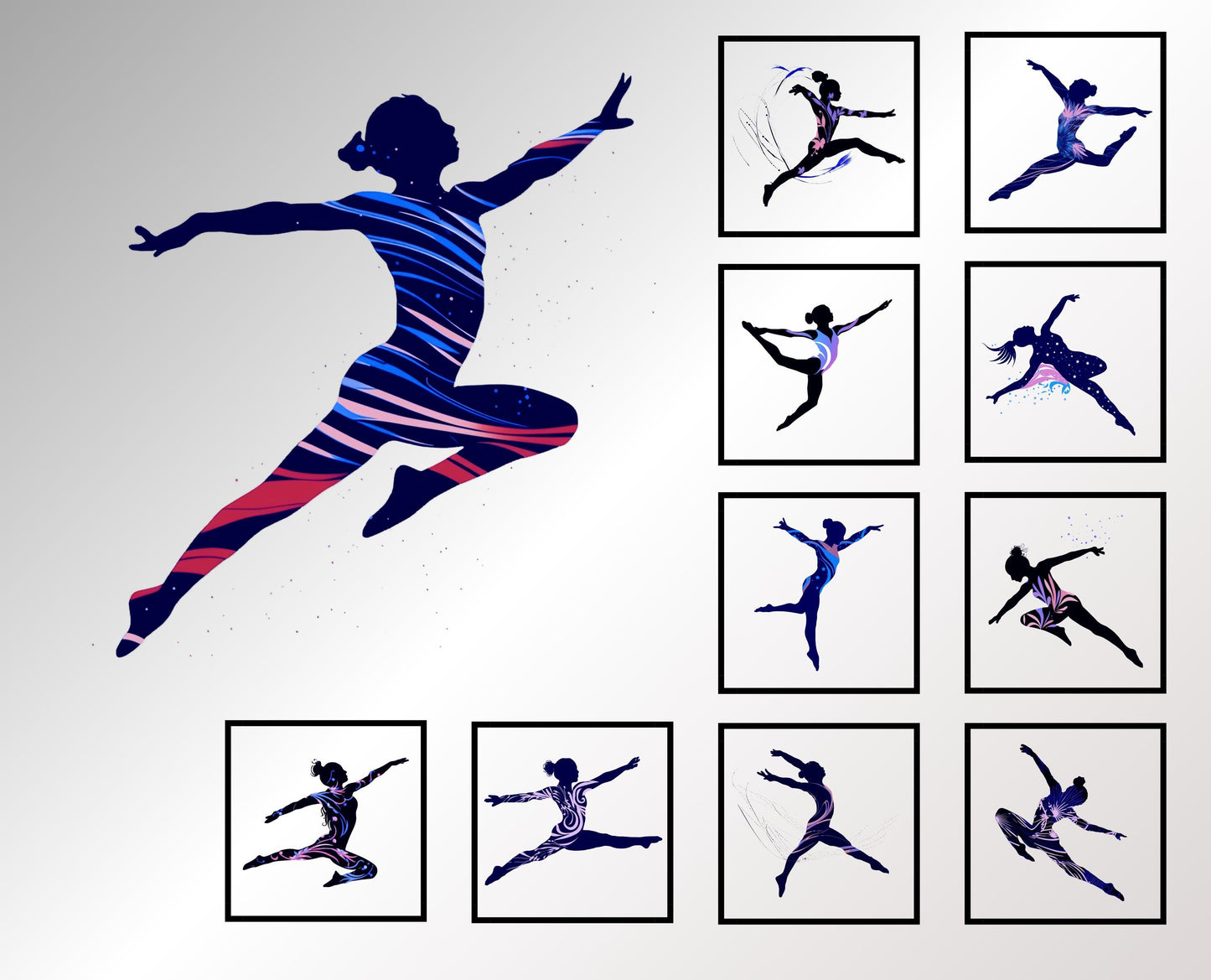 Gymnast/Dancer Quilt Panel & Blocks: Easy Cotton Quilt