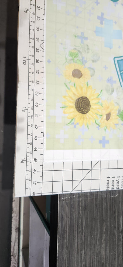 Personalized Nurse Quilt Panel: Custom Graduation/Retirement Gift