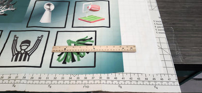 Football Player in Green, Quilt Panel & Blocks: Green Football Team