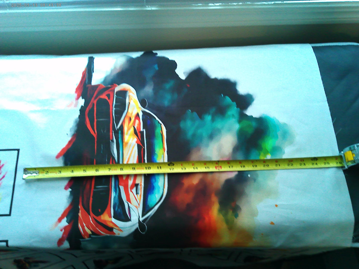 Racing Cars Quilt Panel: Colorful Blocks,  Cotton Fabric, Race Quilt Panel