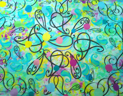 Colorful Triangles Quilt Panel and Blocks,  Autism Awareness Quilt, Autism Fabric Book