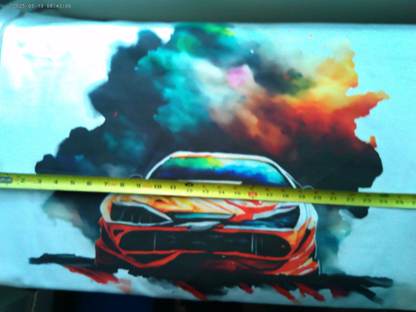 Racing Cars Quilt Panel: Colorful Blocks,  Cotton Fabric, Race Quilt Panel