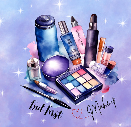 Makeup Quilt Panel and Blocks, Cotton Beauty Fabric, Makeup Fabric