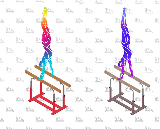 Gymnast Quilt Panel and Blocks, Quilt In A Day, Easy Quilt,  Rainbow  Gymnast,  Pink and Purple Gymnast