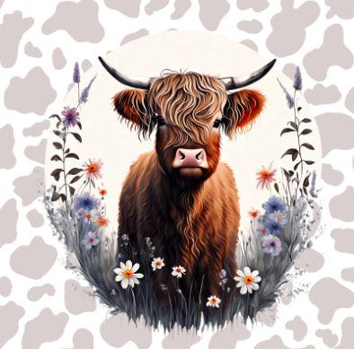 Highland Cow Quilt Panel & Block Combo, Highland Cows Panel, Highland Cow Quilt Blocks